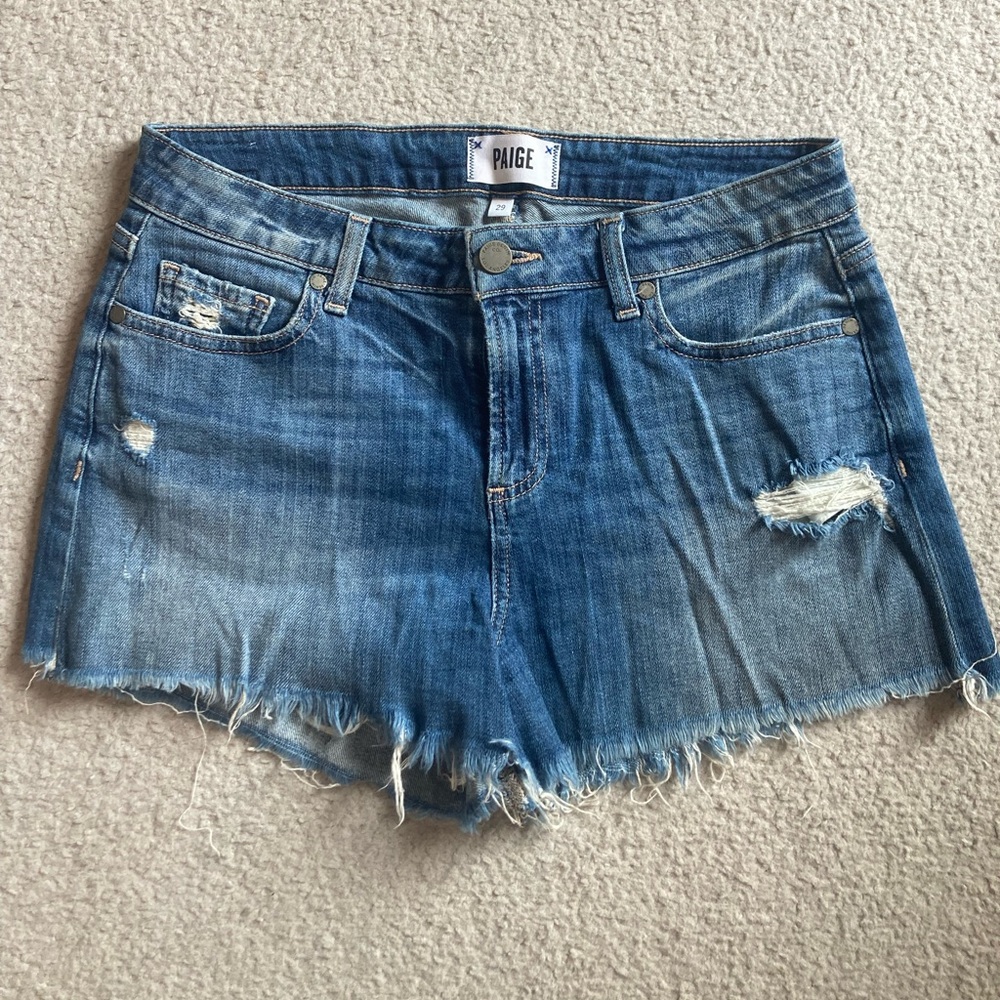 Paige denim cutoffs!